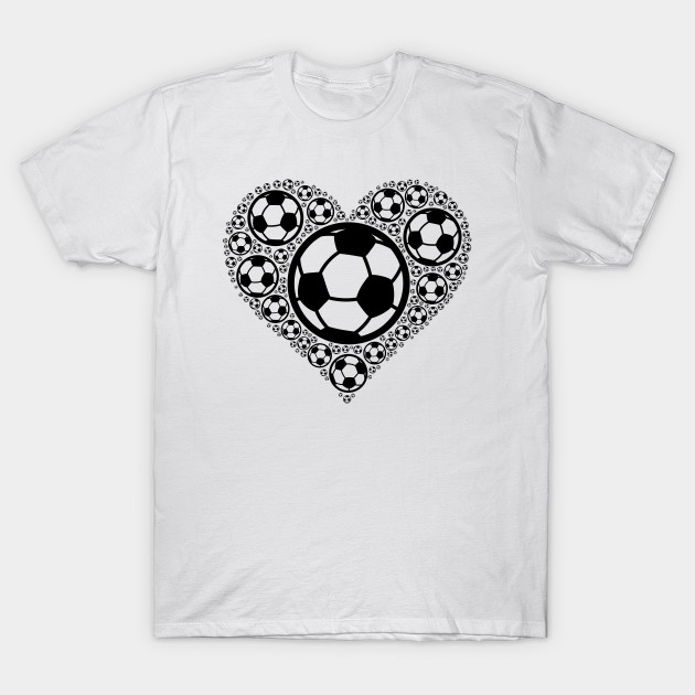 Soccer Balls in Heart | Soccer Player Gift